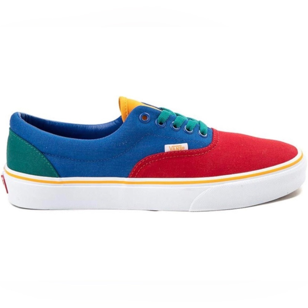 Vans New Era Color-Block Primary Lego Block Skate Shoes Size 9